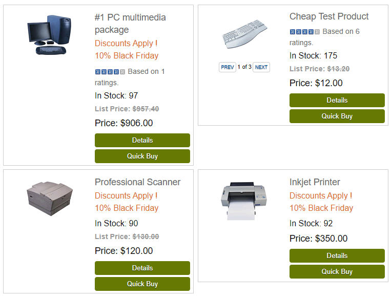 Product Page Layout 1